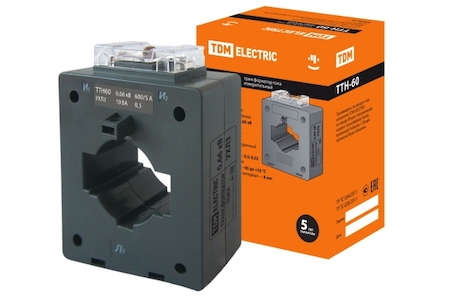 TDM ELECTRIC SQ1101-0122 Трансформатор тока измерительный ТТН  60/ 600/5-10VA/0,5 TDM